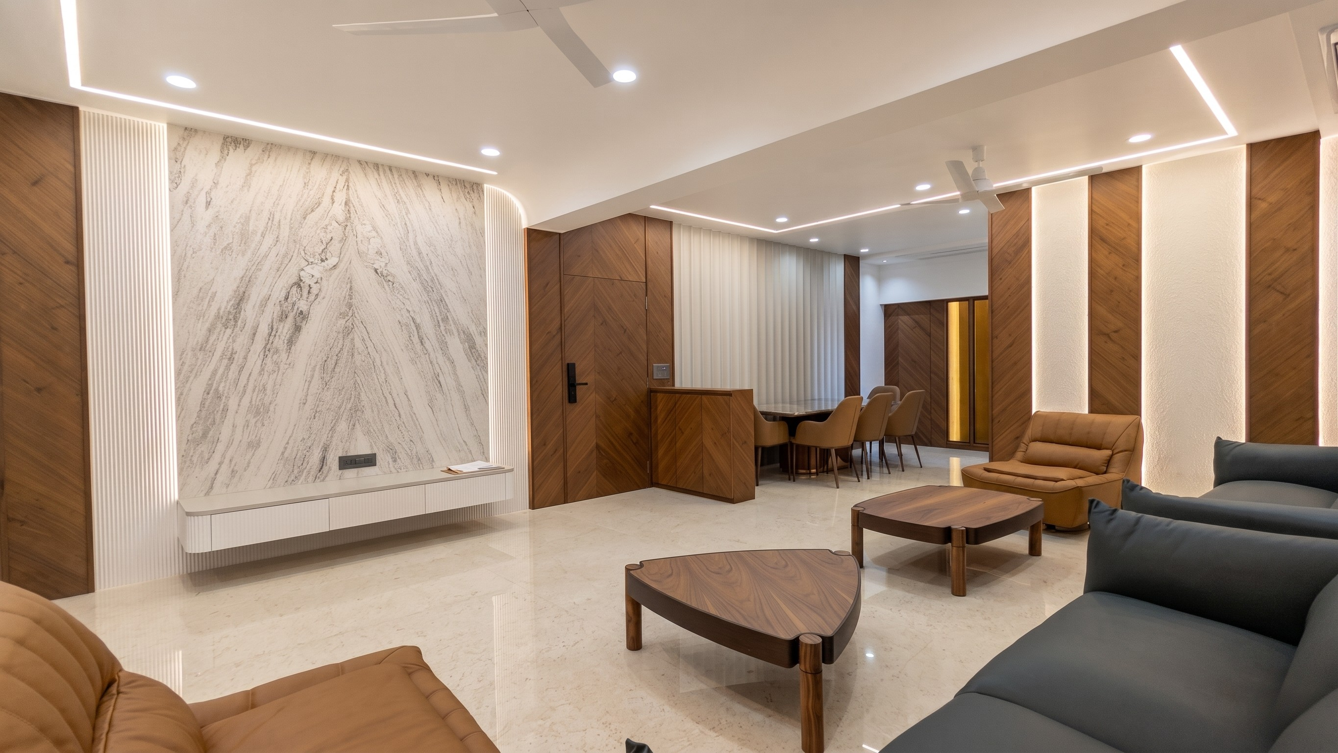 High-End Formal Reception Lounge by Aarav Enterprises